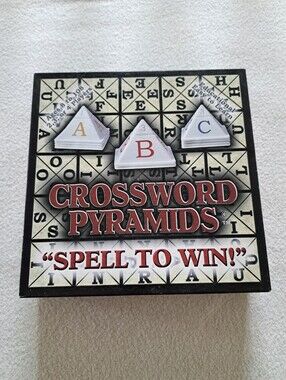 Crossword Pyramids Board Game Complete Cardchess Int'l Spell To Win Word Letters